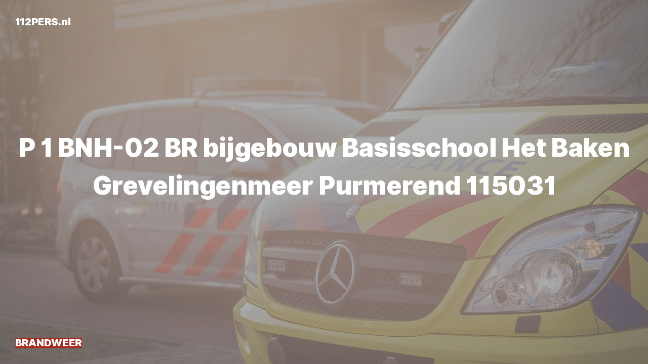 Brandweer met spoed naar Grevelingenmeer in Purmerend - 112PERS.nl